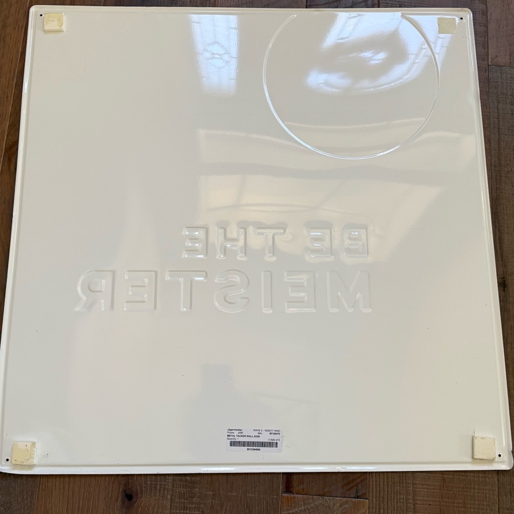 JAGERMEISTER Be The Meister Metal Wall Art Sign Jager 24”X 24” 2017 Tin The Stag - Picture 9 of 10